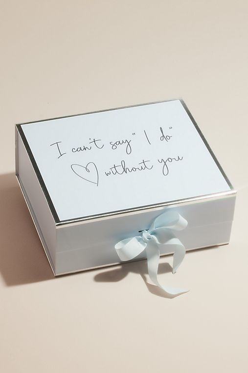 David's Bridal I Cant Say I Do Without You Gift Box