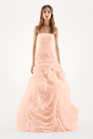 vera wang pink wedding dress