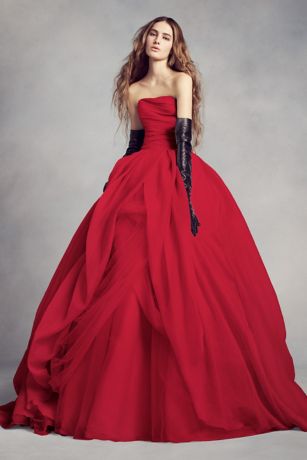 Red Wedding Dresses Gowns David S Bridal