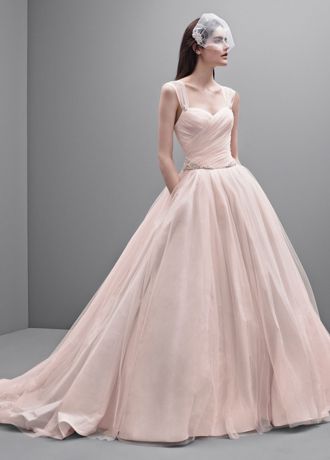 vera wang ball gown david's bridal