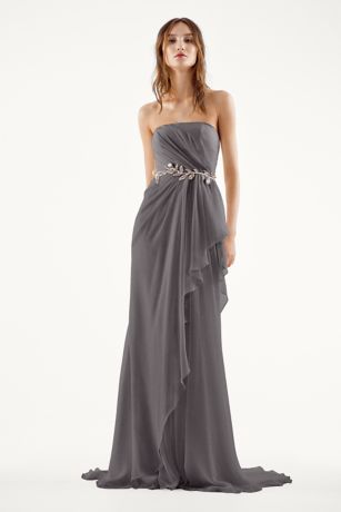 vera wang chiffon dress