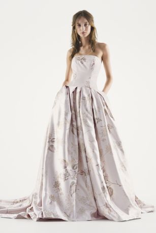 vera wang ball gown david's bridal