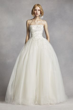 vera wang tulle ball gown