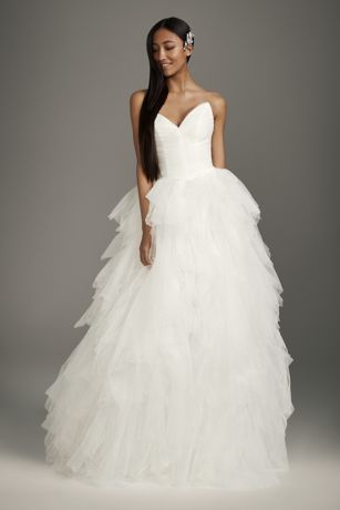 ball gown white