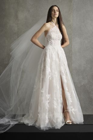 white by vera wang wedding dress