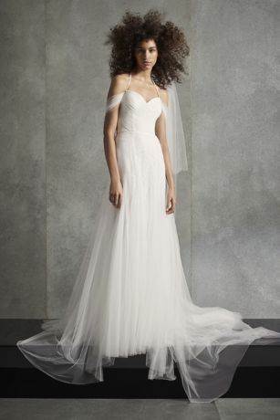 david's bridal white by vera wang