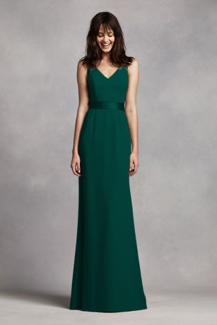 green and black bridesmaid dresses