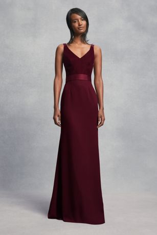 wine colored evening dresses