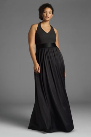 Picture of White by Vera Wang Halter Dress