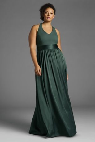 Picture of White by Vera Wang Halter Dress