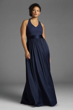 Picture of White by Vera Wang Halter Dress