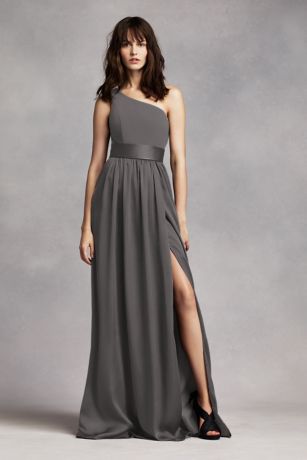 long charcoal dress