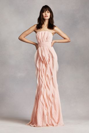 vera wang chiffon dress