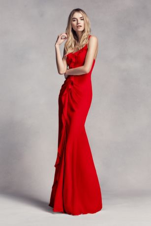 JCPenney Red Evening Dresses S