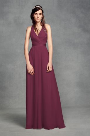 Burgundy Bridesmaid Dresses Deep Red Maroon Gowns