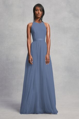 Steel Blue Bridesmaid Dresses | Davids Bridal