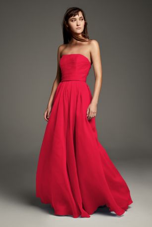 valentina red bridesmaid dresses
