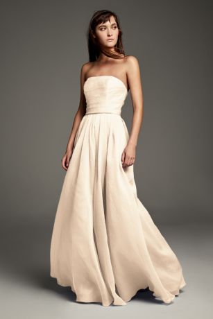 Color Champagne Gold Bridesmaid Dress