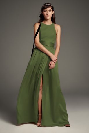 olive green bridesmaid dresses david's bridal