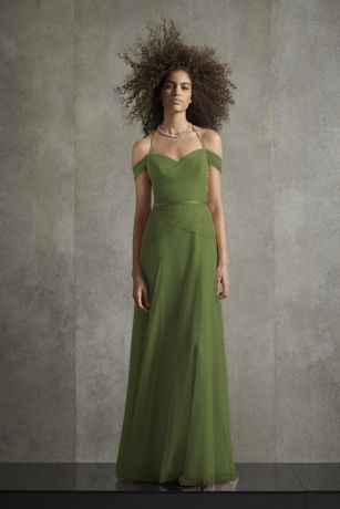 olive green bridesmaid dresses david's bridal