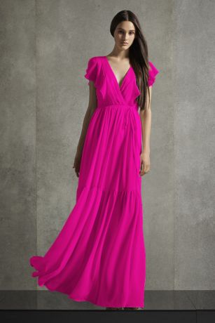 fuchsia bridesmaid dresses david's bridal