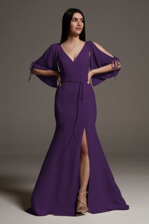 vera wang amethyst bridesmaid dress