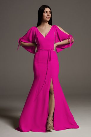 fuchsia bridesmaid dresses david's bridal