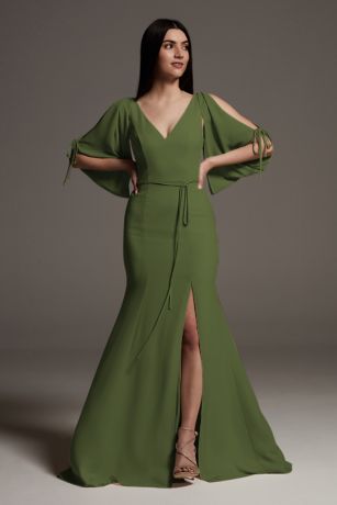 olive green bridesmaid dresses david's bridal