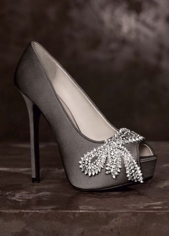 charcoal heels for wedding