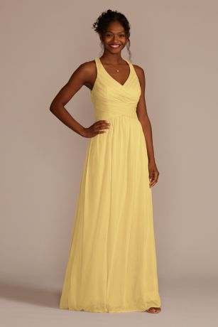 Picture of Mesh Long Dress with Crisscross Back