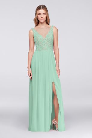 david's bridal mint green bridesmaid dresses