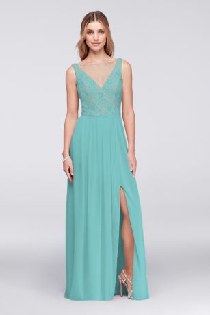 turquoise green bridesmaid dresses