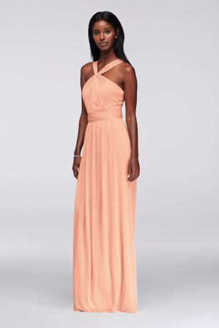 Peach Bellini Bridesmaid Dresses 4