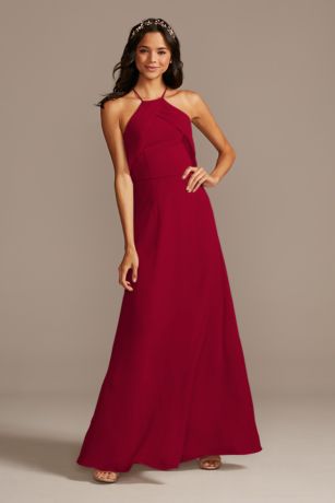 wine bridesmaid dresses david's bridal