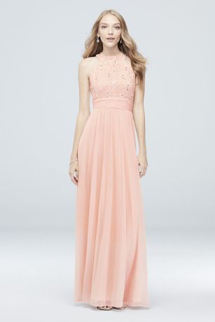 pale pink gown