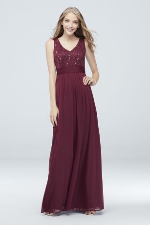 maroon color wedding dress