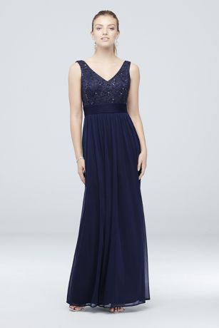 lace mesh gown
