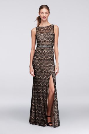 long sheath gown