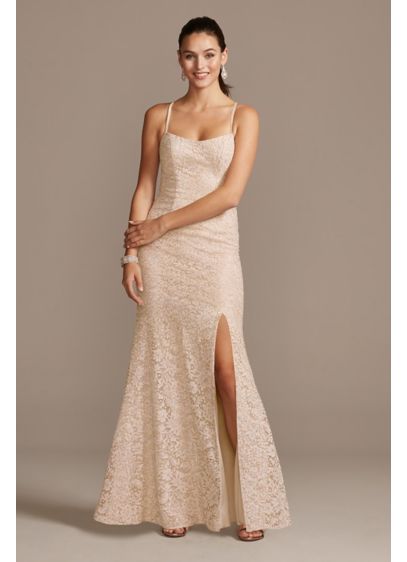 Long Sheath Spaghetti Strap Formal Dresses Dress - David's Bridal