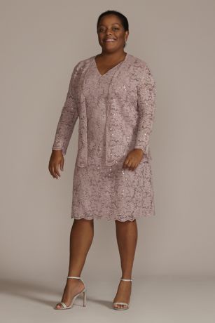 sheath dress with matching coat