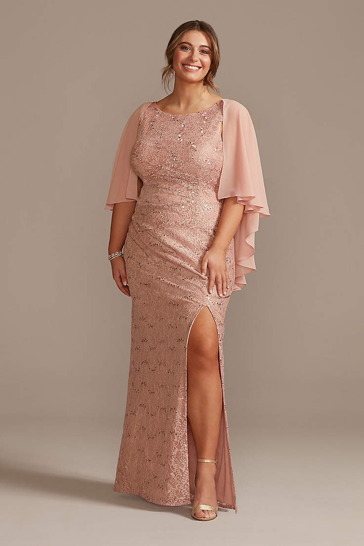 Pink Plus Size Dresses | Davids Bridal