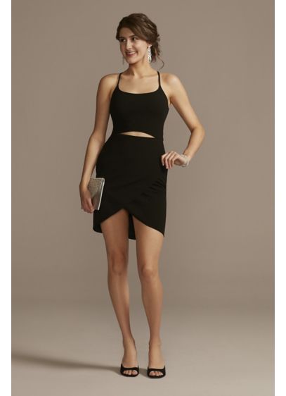 Short Sheath Spaghetti Strap Cocktail and Party Dress - Jules and Cleo