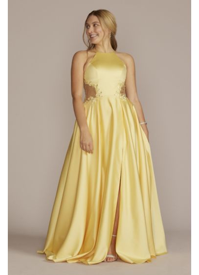 Long Ballgown Halter Formal Dresses Dress - Jules and Cleo