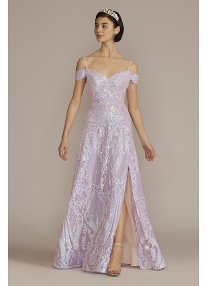 Long Ballgown Off the Shoulder Formal Dresses Dress - Jules and Cleo