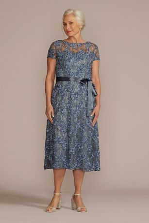 mother of the bride dresses steel blue