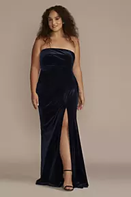 Cut Out Plus Size Formal Dress One Shoulder Maxi Evening Party Dress –  TulleLux Bridal Crowns & Accessories