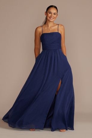 Picture of Straight Neck Clip Dot Patterned A-Line