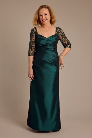 Picture of Embroidered Stretch Taffeta Mermaid Dress