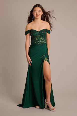 Dark Green Ballroom Dress