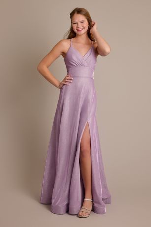 Davids Bridal Purple Dress